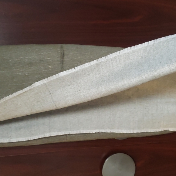 2/$20 or 3/$29 - Olive green/white Shawl or Scarf - Picture 2 of 6